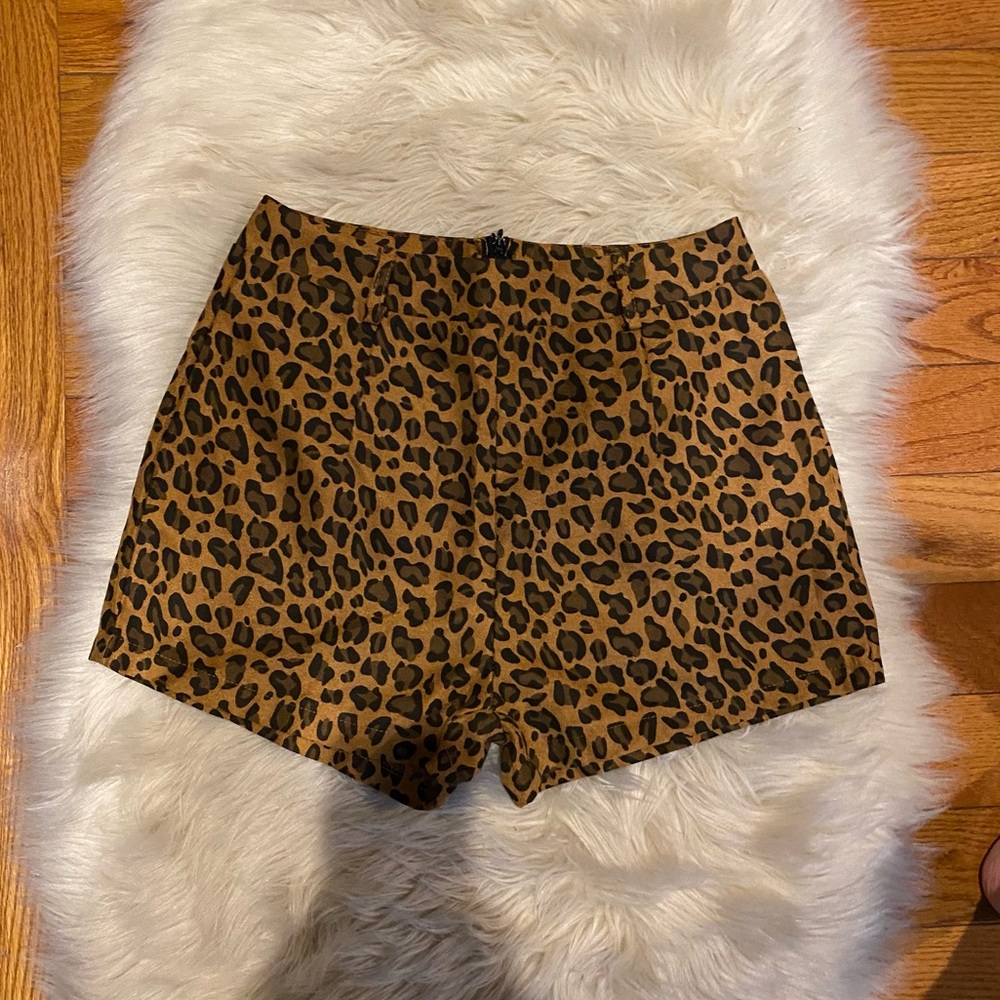 Leopard shorts
